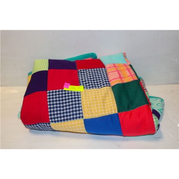 VINTAGE PATCHWORK QUILT-ESTATE