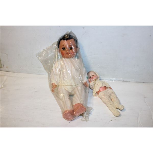 VINTAGE BOY & BABY DOLL TOGETHER-ESTATE