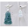 Image 1 : #179-NATURAL JADE JADEITE PENDANT 2PCS
