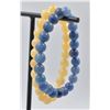 Image 1 : #35- NATURAL BLUE JADE & YELLOW CHALCEDONY