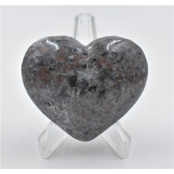 #78- NATURAL YOOPERLITE HEART SHAPE 168 G