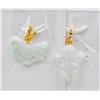 Image 1 : #148-NATURAL JADE JADEITE PENDANT 2PCS