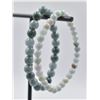 Image 1 : #123-NATURAL JADE JADEITE BEAD BRACELET
