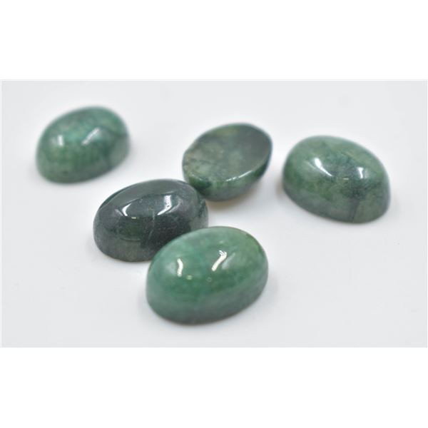 #296-NATURAL GREEN EMERALD GEMSTONES 57.50CT