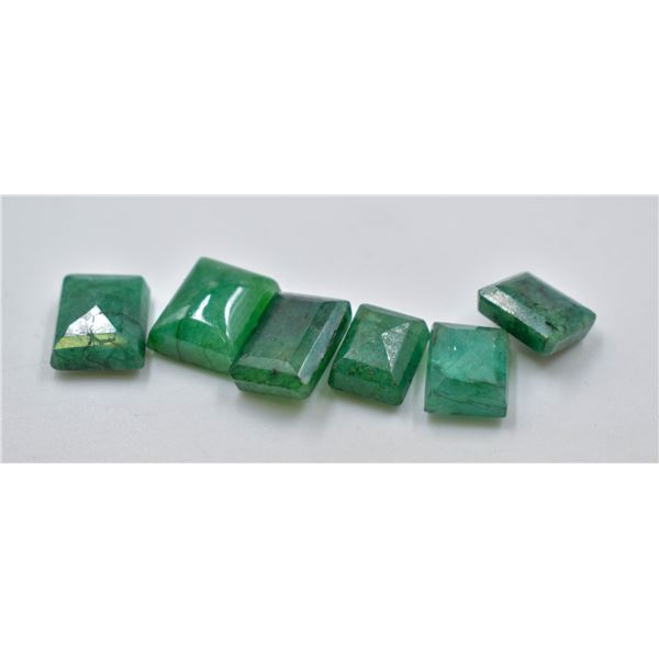 #342-NATURAL GREEN EMERALD GEMSTONES 51.80CT
