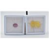 Image 1 : #291-NATURAL CHALCEDONY 13.7CT & RUBY 2.90CT