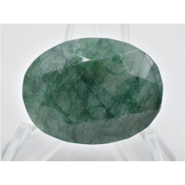#317-NATURAL GREEN EMERALD GEMSTONE 157.5CT