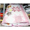 Image 1 : QUILTED THICK STAR PATCHWORK QUILT QUEEN SIZE