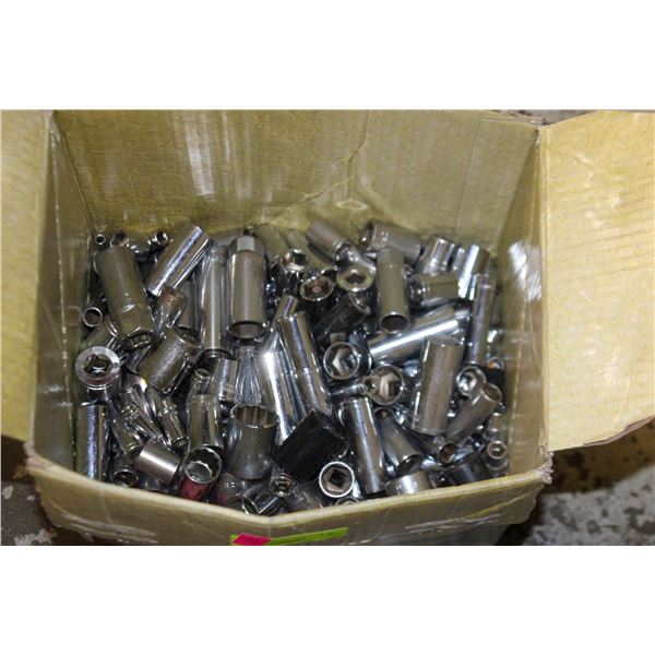 FLAT OF ASSORTED SOCKETS