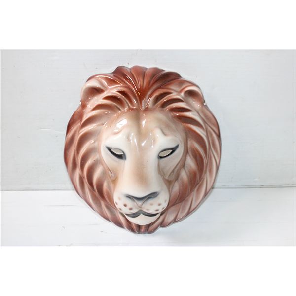 VINTAGE CERAMIC LION MASK