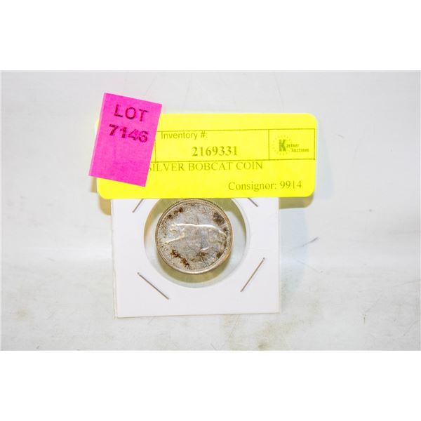 1967 SILVER BOBCAT COIN