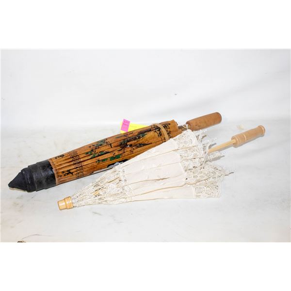 VINTAGE LACE & ASIAN UMBRELLAS-ESTATE