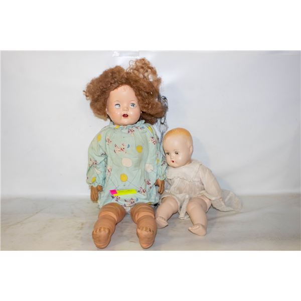 ANTIQUE DOLLS TOGETHER-ESTATE