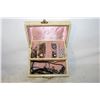Image 1 : ESTATE VINTAGE JEWELRY BOX WITH JEWELRY-ESTATE
