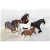 Image 1 : 5 SCHLEICH HORSES ALL TOGETHER-ESTATE