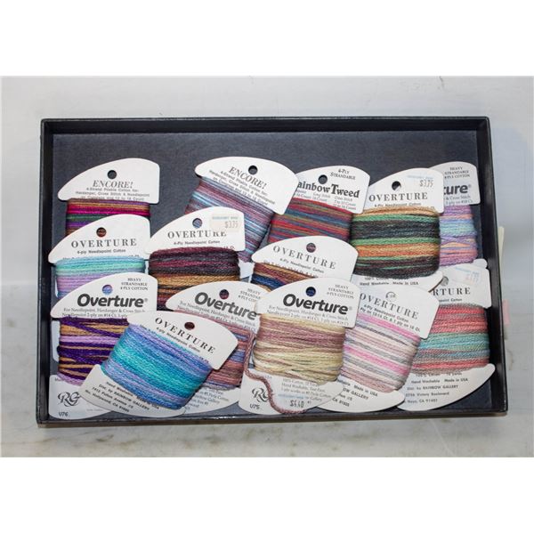 14 - OVERTURE/ENCORE/RAINBOW TWEED THREAD