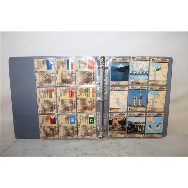 BINDER OF DESERT STORM CARDS