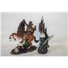 Image 1 : 9" VIKING WARRIOR & 11" DRAGON