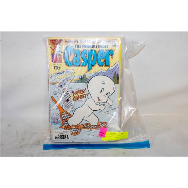 10 VINTAGE COMICS - CASPER, HEATHCLIFF &