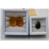 Image 1 : #364-NATURAL SAPPHIRE 4.00CT & CHALCEDONY 18.95CT