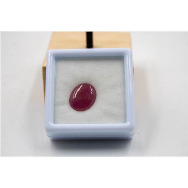 #216-NATURAL RED RUBY GEMSTONE 6.14 CT