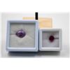 Image 1 : #254- NATURAL AMETHYST 3.60CT & RED RUBY 2.22CT