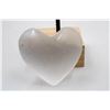 Image 1 : #81-NATURAL SELENITE HEART SHAPE 83G
