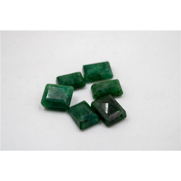 #341-NATURAL GREEN EMERALD GEMSTONES 50.00CT