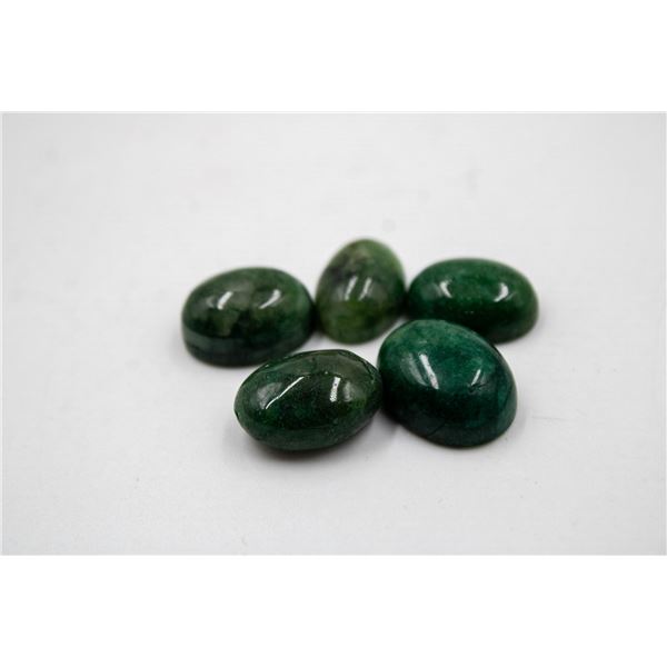 #292-NATURAL GREEN EMERALD GEMSTONES 55.85CT