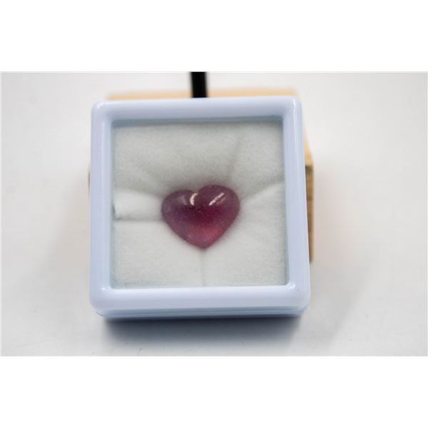 #224-NATURAL RED RUBY GEMSTONE 12.35CT