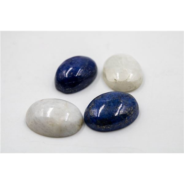#275-NATURAL MOONSTONE & LAPIZ LAZULI  116.50CT