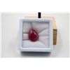 Image 1 : #215-NATURAL RED RUBY GEMSTONE 18.15CT