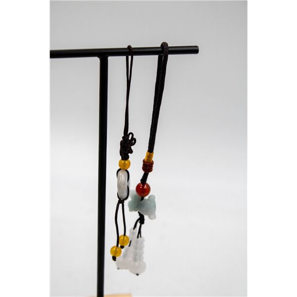 #93- NATURAL JADE JADITE & AGATE CAR & PHONE