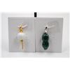 Image 1 : #159-NATURAL JADE JADEITE PENDANT 2PCS