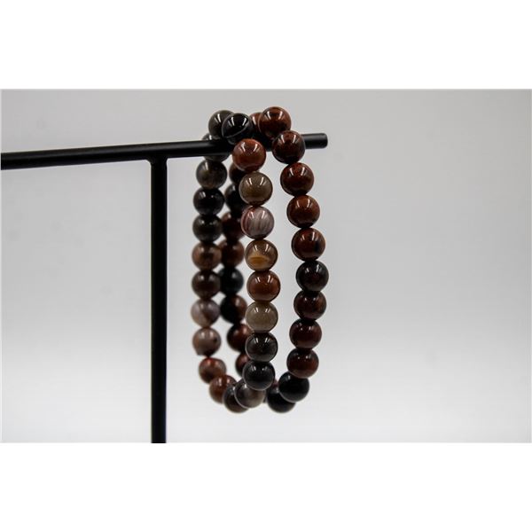 #41-NATURAL RED OBSIDIAN & MULTI-PICASSO JASPER