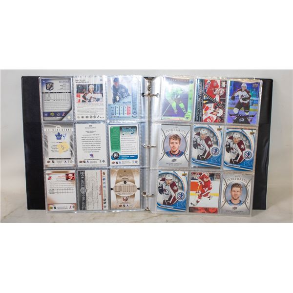 BINDER OF UPPERDECK CARDS ASSORTED YEARS