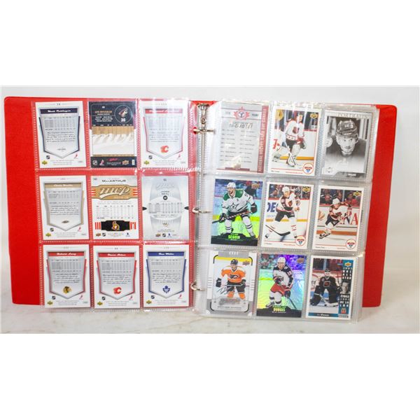 BINDER OF UPPERDECK CARDS INCLUDING