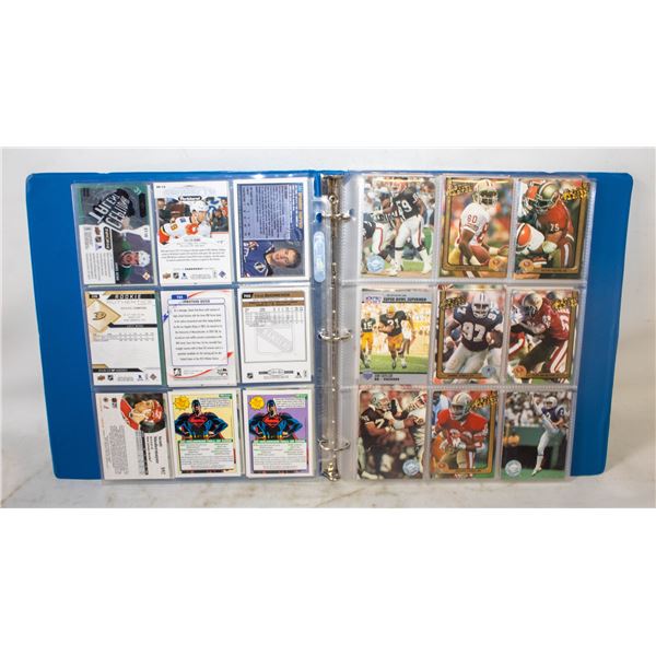 BINDER OF PROSET FOOTBALL CARDS ASSORTED