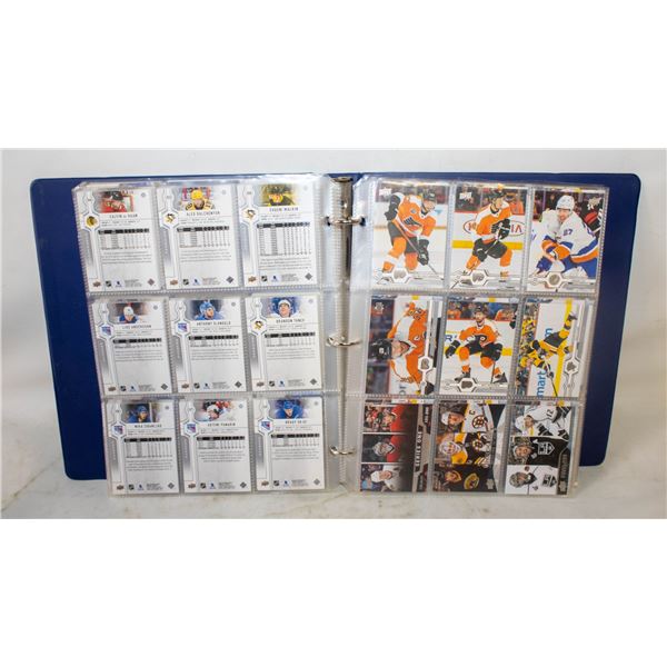 BINDER OF UPPERDECK CARDS ASSORTED YEARS