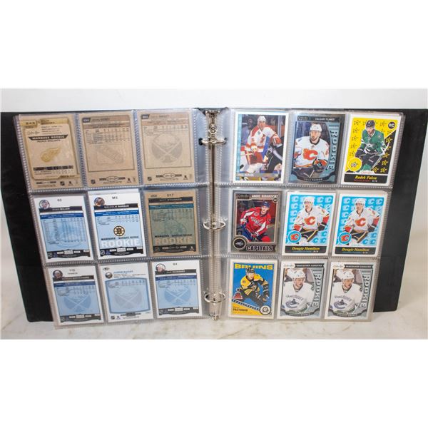 BINDER OF O-PEE-CHEE CARDS ASSORTED