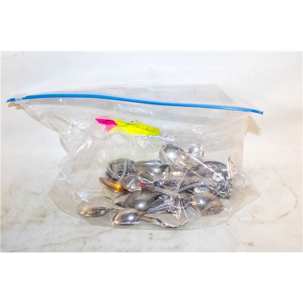 LOT OF SPOON COLLECTION OVER 20