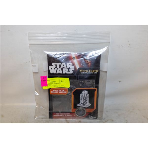 STARWARS METAL EARTH 3D METAL MODEL KITS (3)