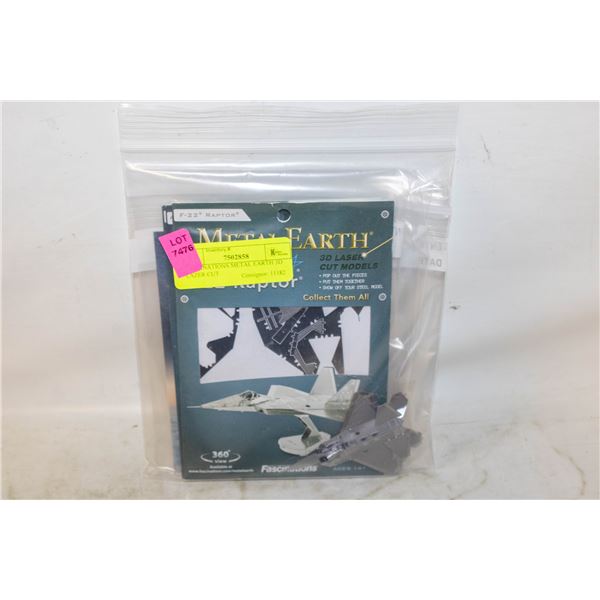 FASCINATIONS METAL EARTH 3D LAZER CUT