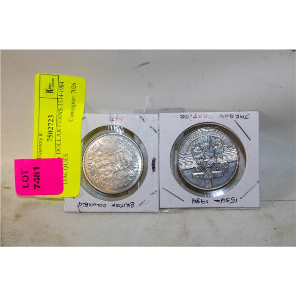 CANADA DOLLAR COINS 1534-1984 (JACQUES