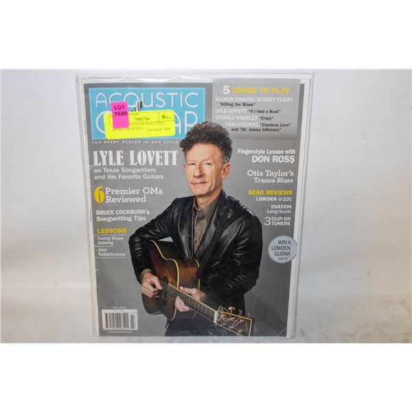 ACOUSTIC GUITAR MAGAZINE MUSIC+ARTICLES