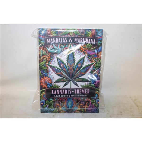 ADULT COLORING BOOK WITH 48 COLORED PENCIL