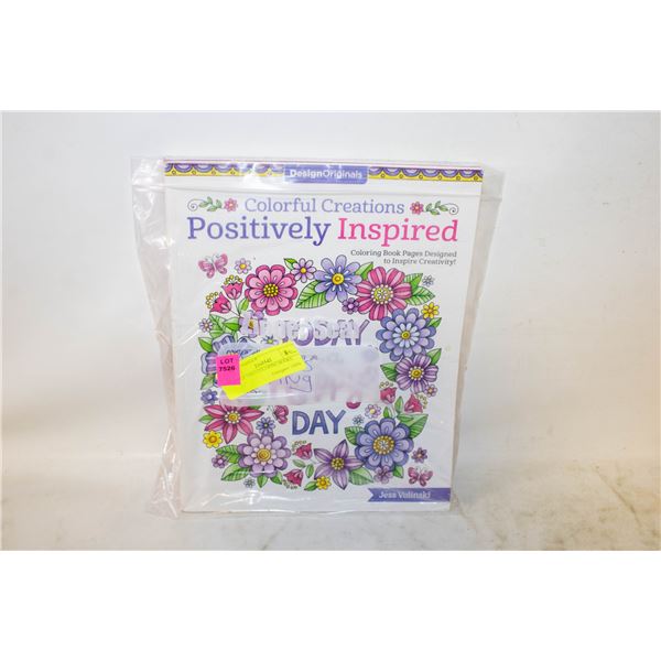 LOT OF TWO COLORING BOOKS