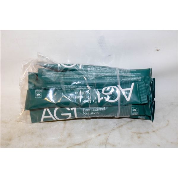 AG1 DAILY FOUNDATIONAL NUTRITION, 13 SEALED PACKS