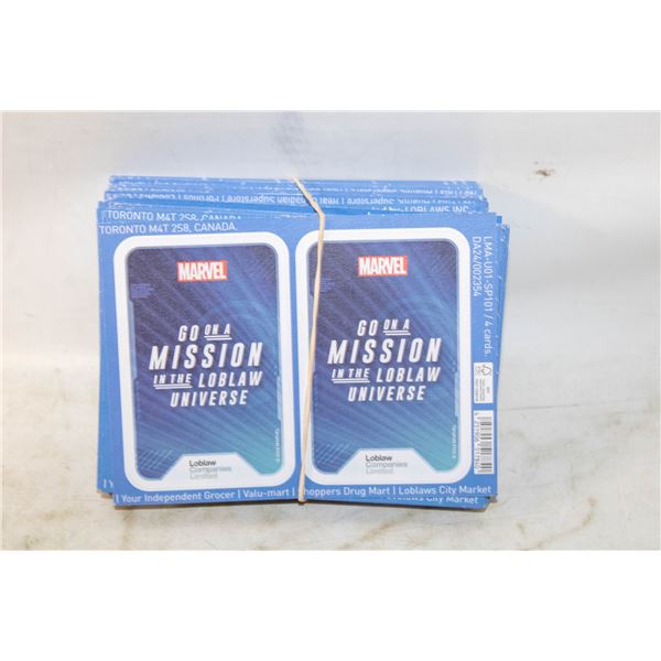 NEW OVER 60 PACKS (240 CARDS) MARVEL