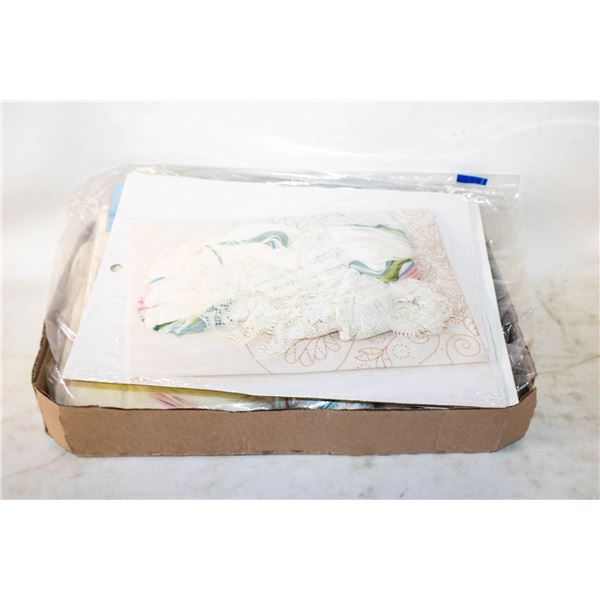 ROSES ON LACE PILLOW DESIGN KITS